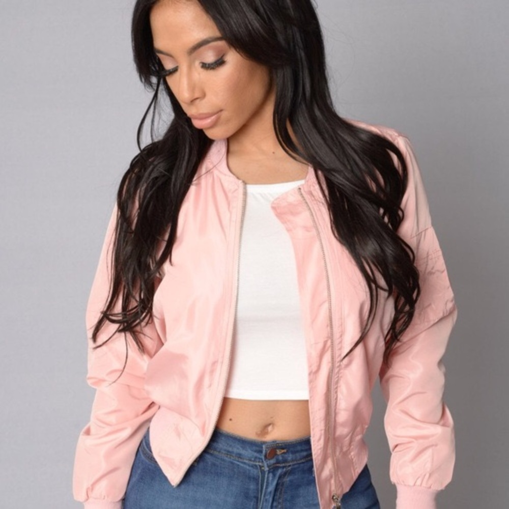 Pink Bomber Jacket